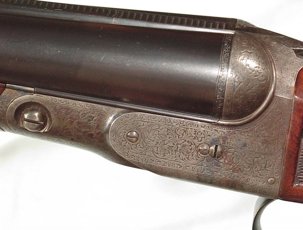 Parker vh 12 gauge double shotgun two barrel set.